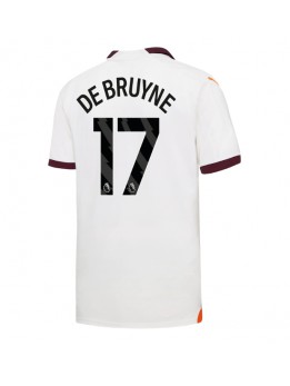 Manchester City Kevin De Bruyne #17 Replika Borta Kläder 2023-24 Kortärmad